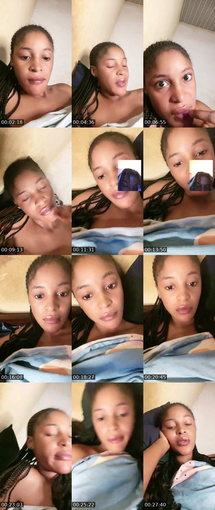 Contact-sheet preview of honey baby🤭🏦's Liveme recording