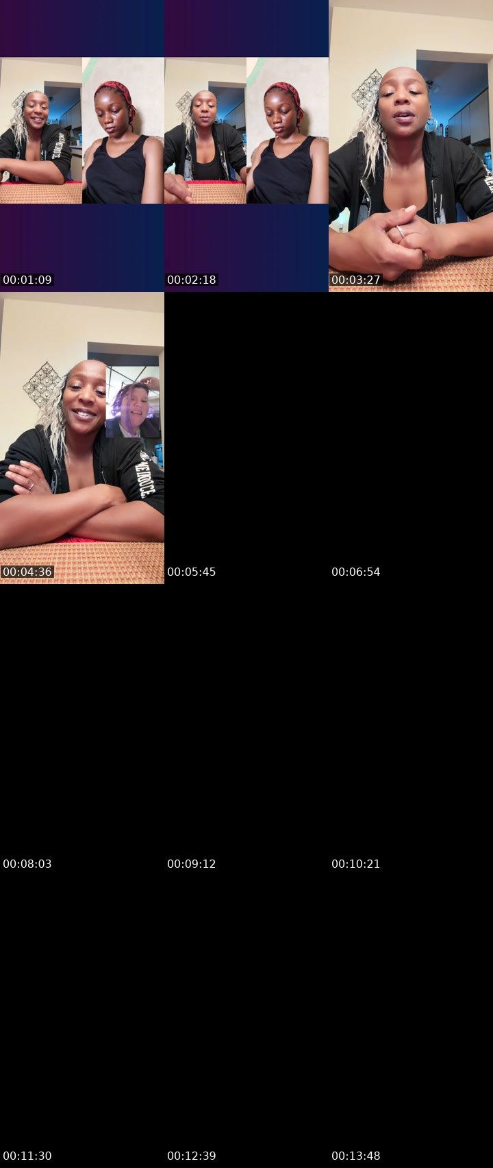 Contact-sheet preview of KissMyCrown👻4G💨💨's Liveme recording