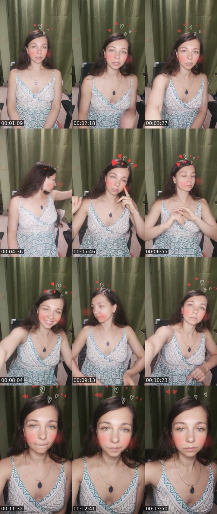 Contact-sheet preview of 💜 Petite Paposh's Liveme recording