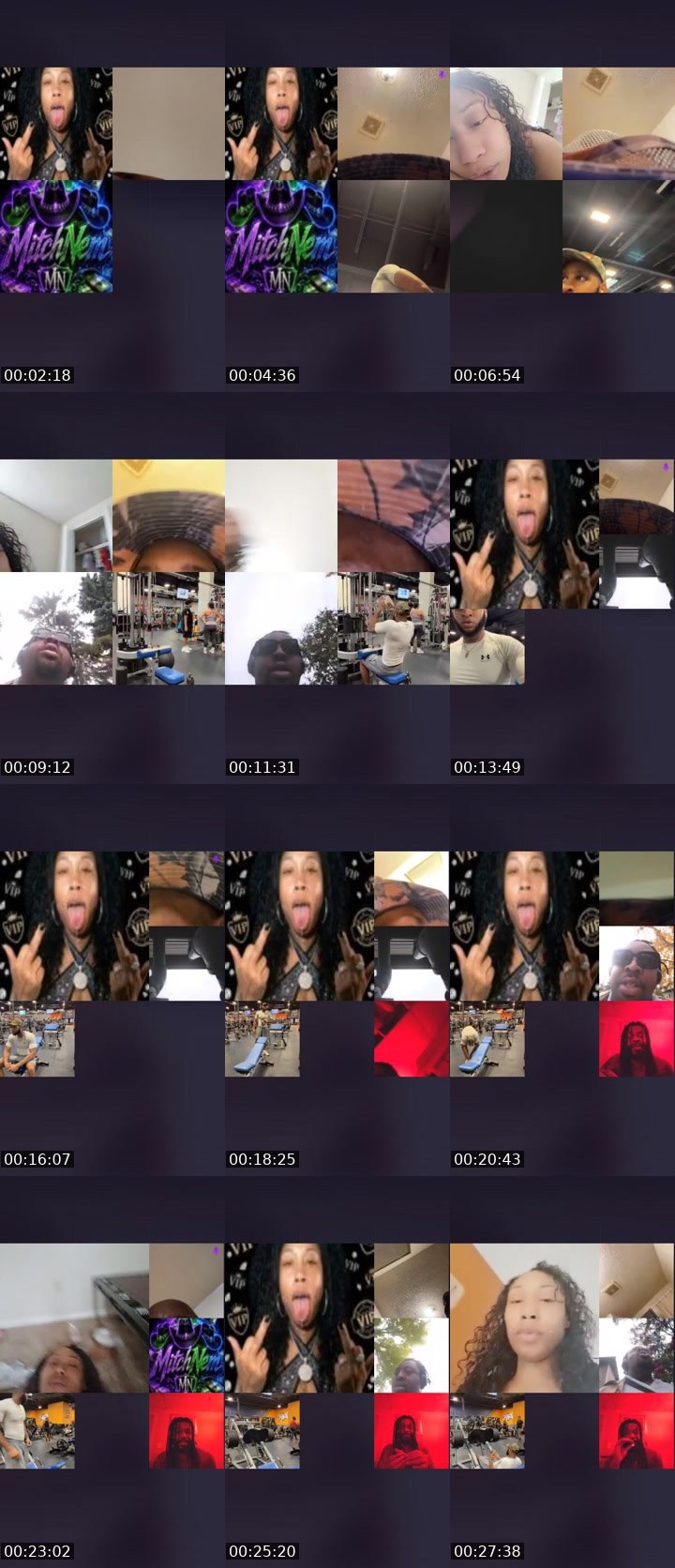 Contact-sheet preview of ꧁✨3мρя3ѕѕ✨꧂'s Liveme recording