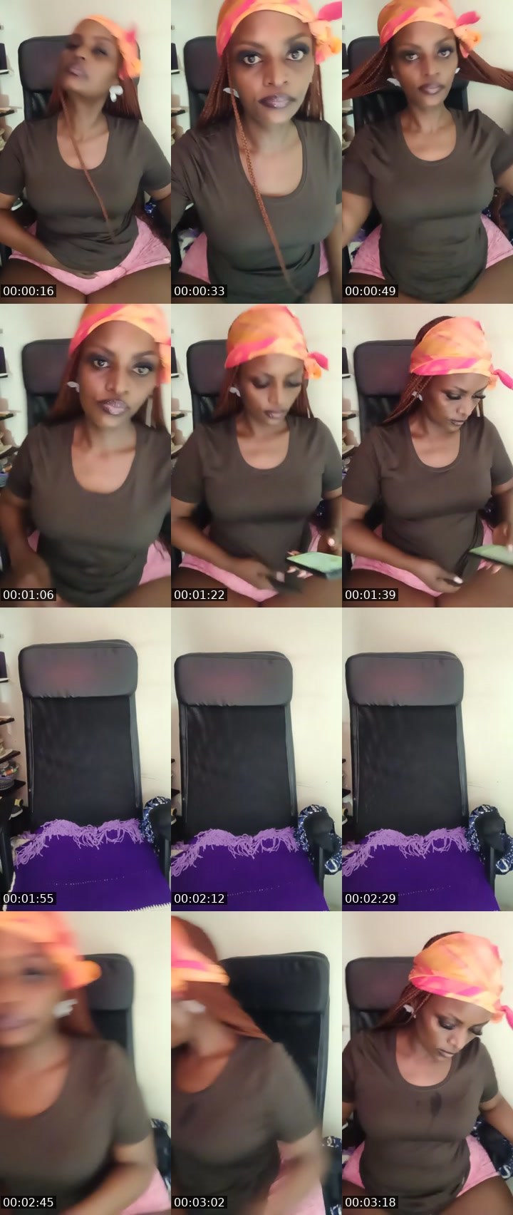 Contact-sheet preview of 🦁Katia Yishi✝️'s Liveme recording