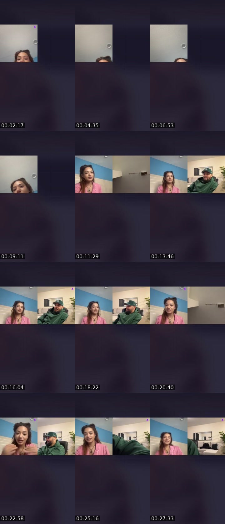 Contact-sheet preview of Gypsyuncensored's Liveme recording