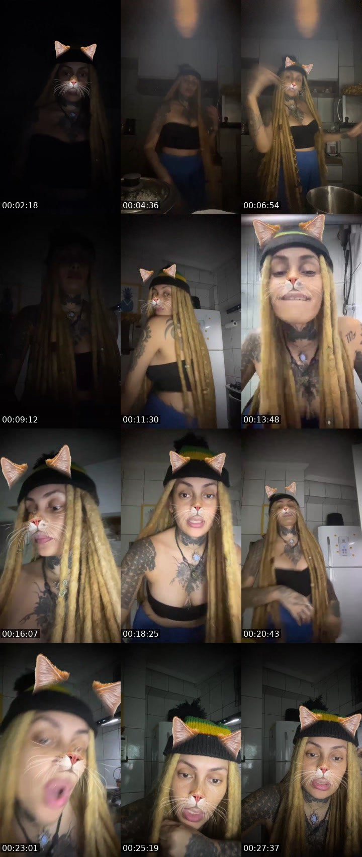 Contact-sheet preview of Jhey_Dread's Liveme recording