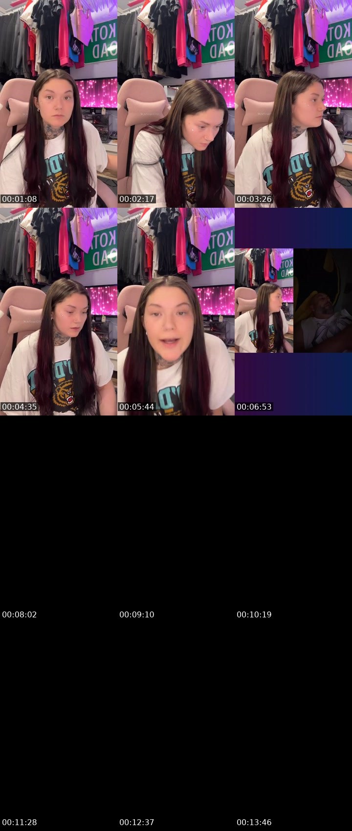 Contact-sheet preview of ✧ርᎧᗰᗴT🤍༞'s Liveme recording