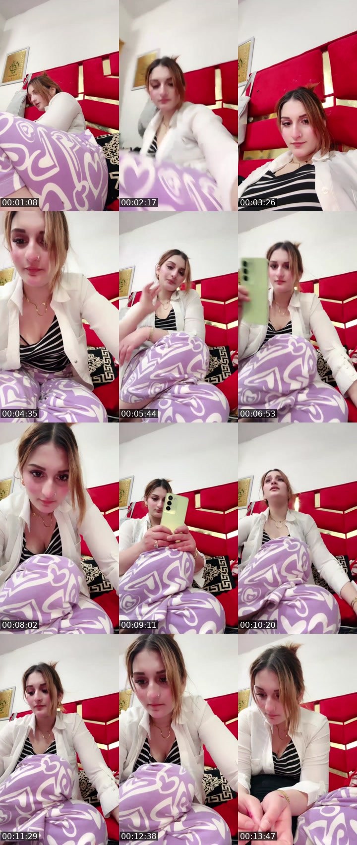 Contact-sheet preview of Hamyynaaa's Liveme recording