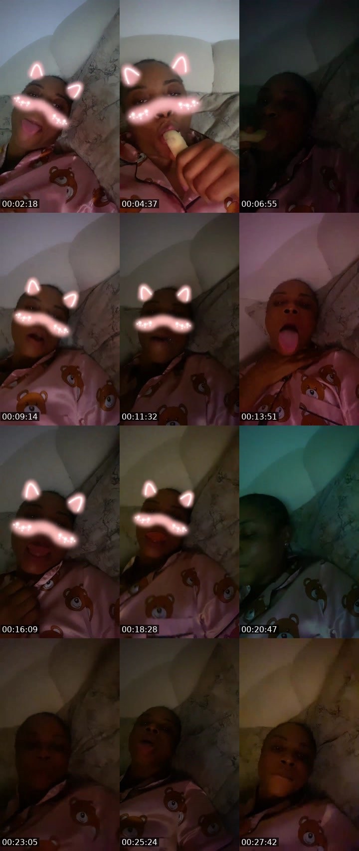 Contact-sheet preview of CELLIN's Liveme recording