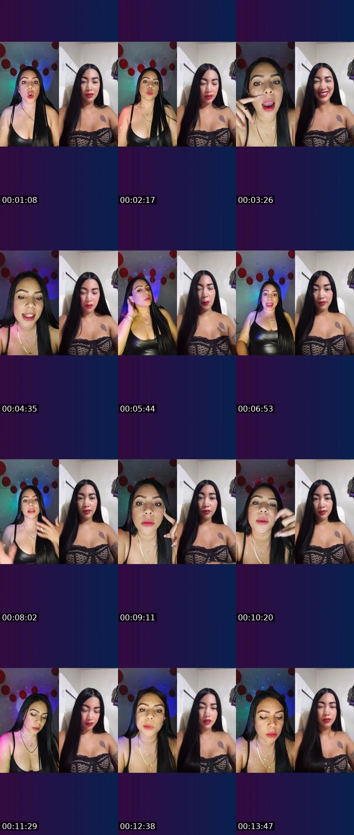 Contact-sheet preview of 🌈⃟🔆 GABY’AGENCY🛡️'s Liveme recording