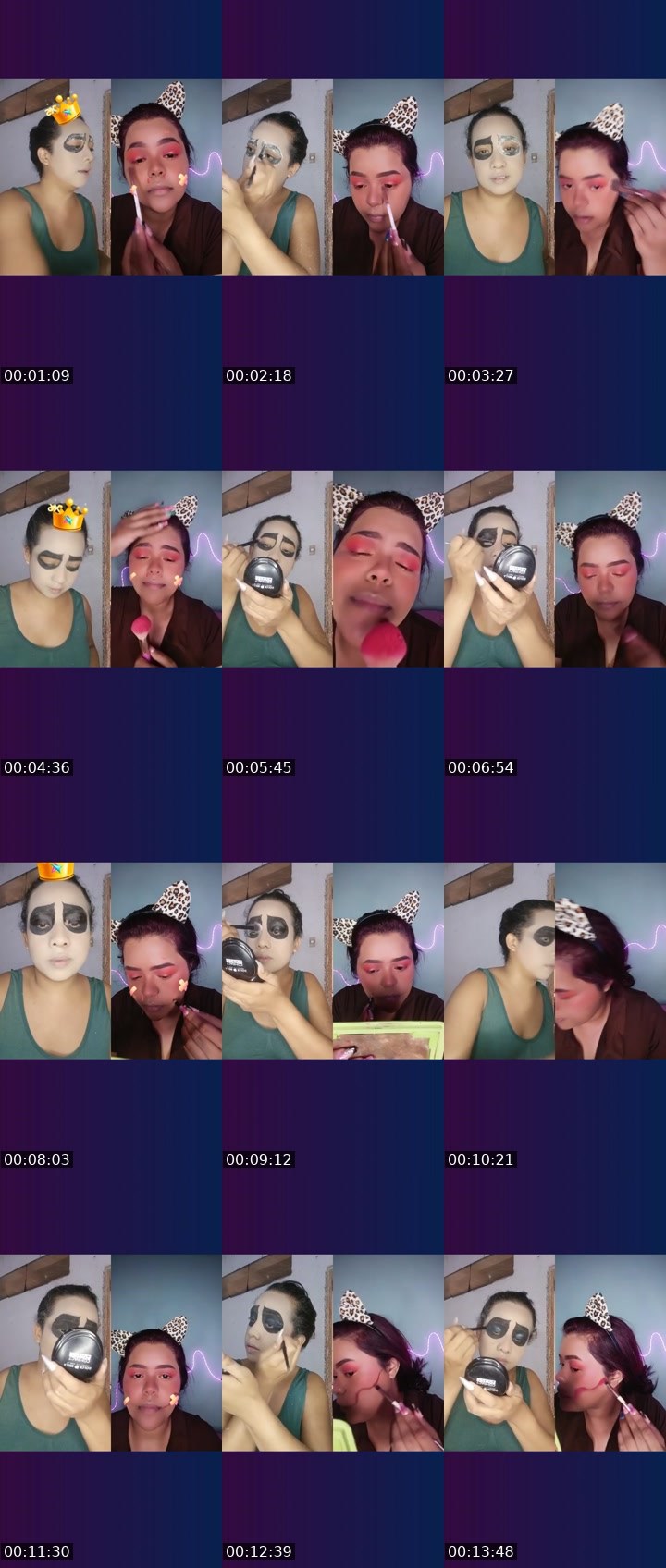 Contact-sheet preview of 👑⃤Yoanna🪽♊'s Liveme recording