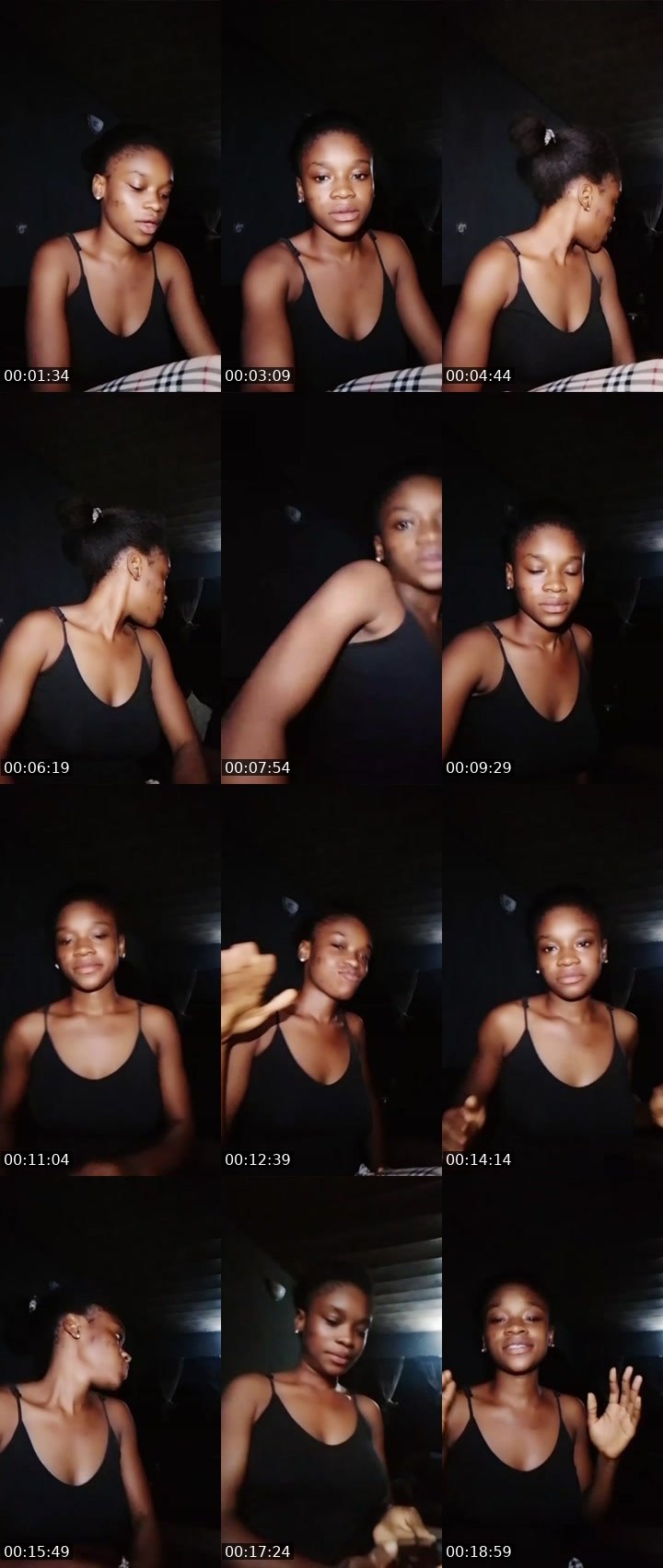 Contact-sheet preview of Aria❣️'s Liveme recording
