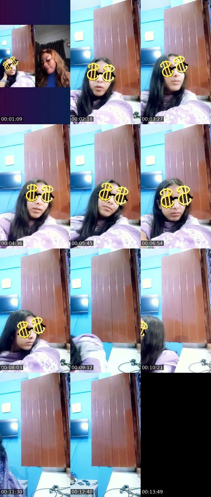 Contact-sheet preview of Lilly ⭐🌟's Liveme recording