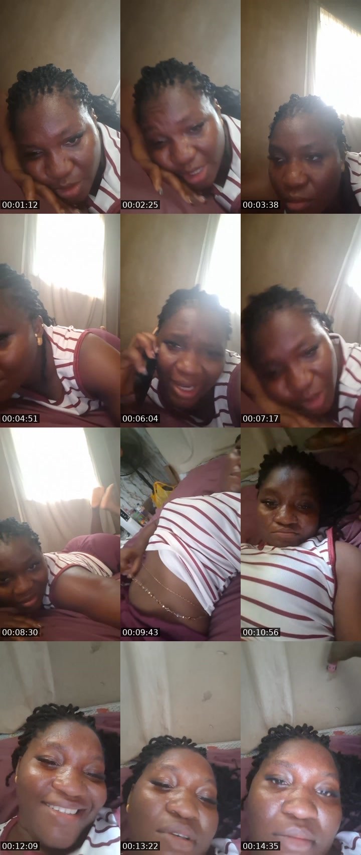 Contact-sheet preview of Nymah's Liveme recording