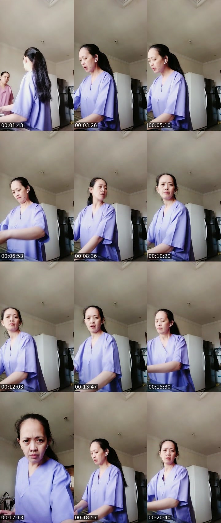 Contact-sheet preview of 🏄xiao Mae's Liveme recording
