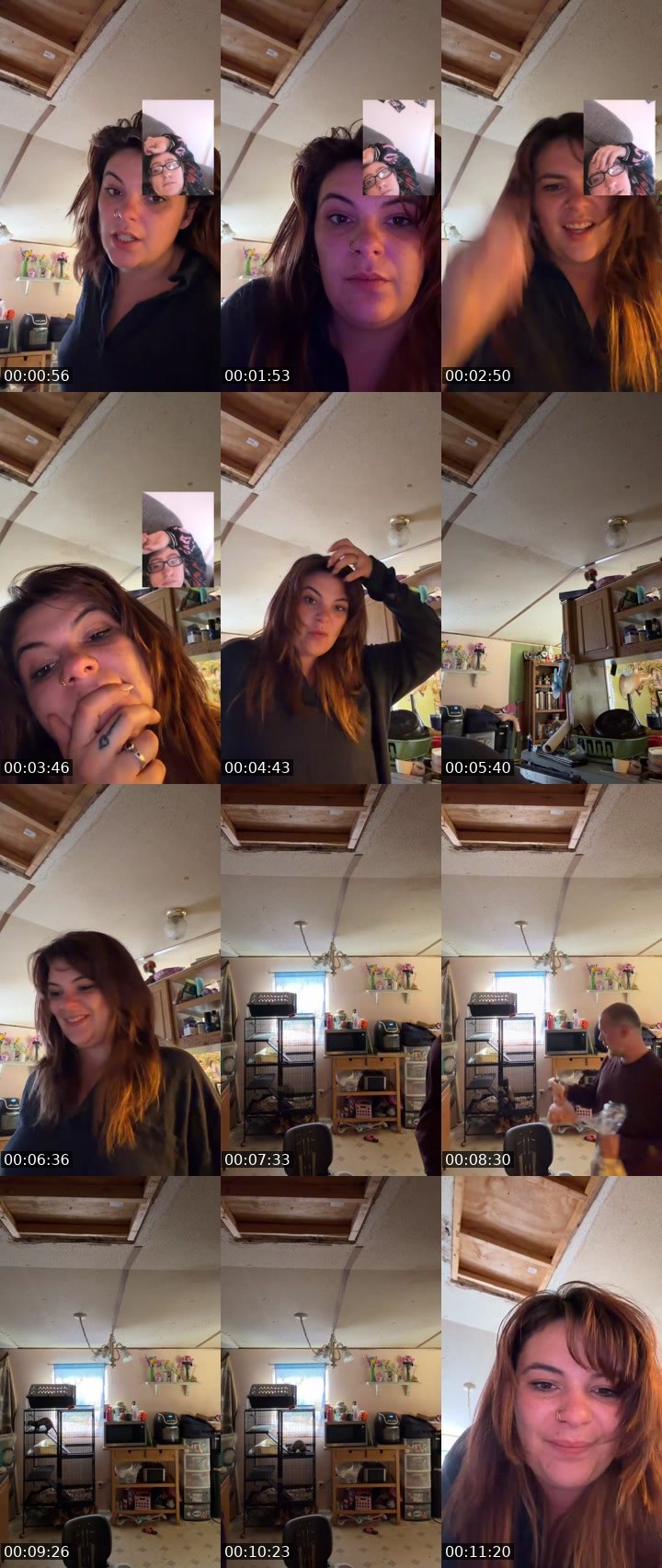 Contact-sheet preview of Haley Barnes's Liveme recording