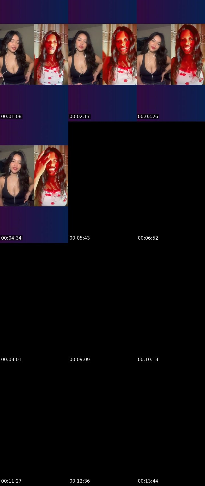 Contact-sheet preview of 👸🏻Eve 🦄's Liveme recording