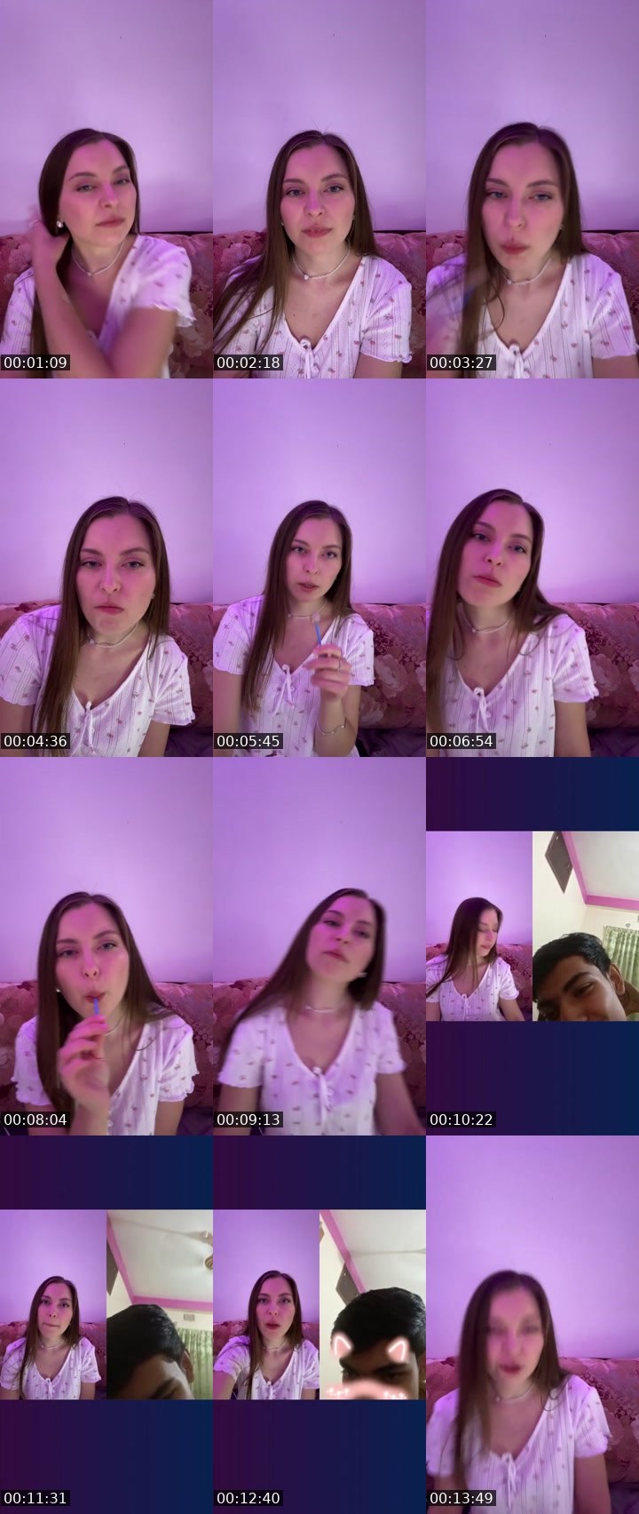 Contact-sheet preview of LilMiya_'s Liveme recording