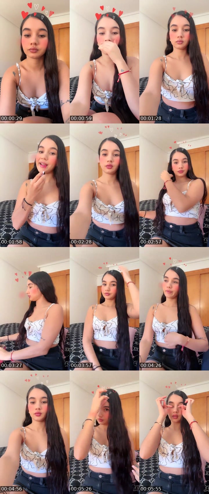 Contact-sheet preview of ✨🌩️𝓛𝓮𝓲𝓭𝔂❤️‍🔥✨'s Liveme recording