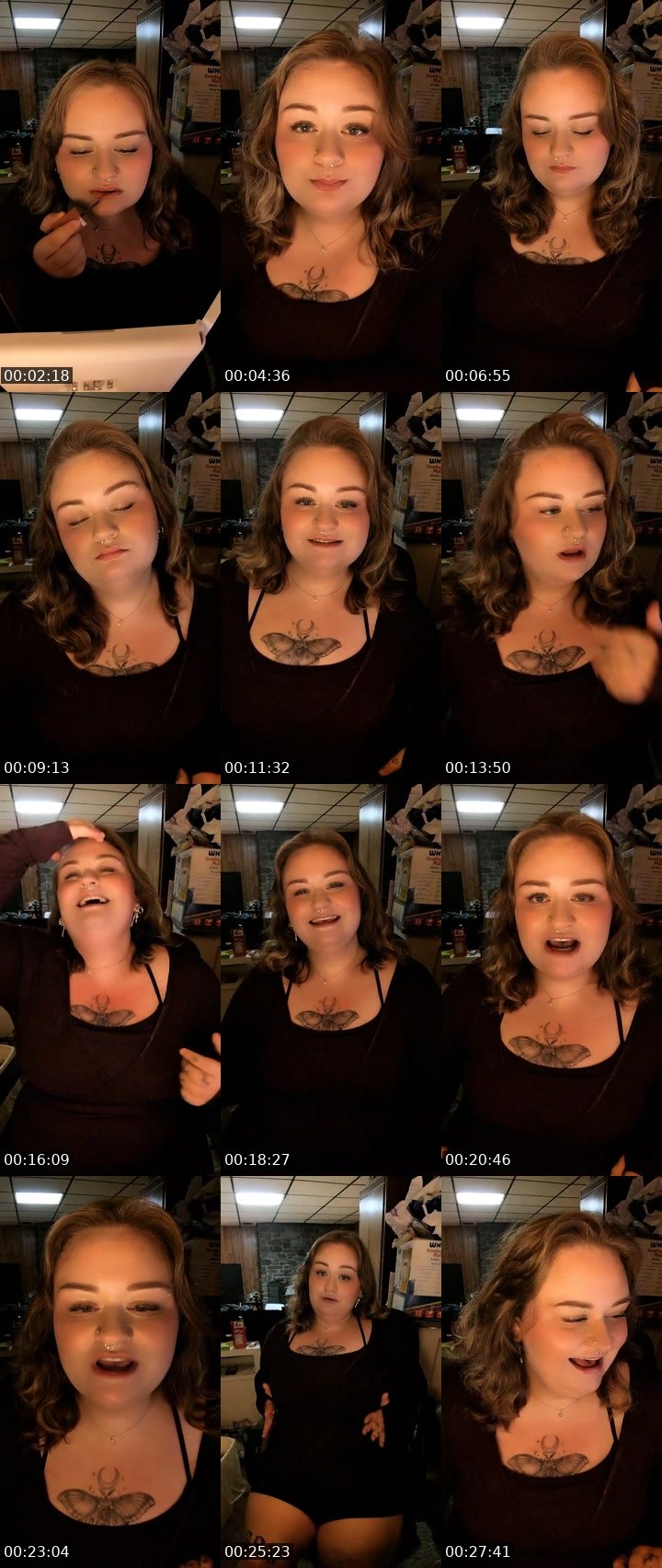 Contact-sheet preview of Sephra ♡'s Liveme recording
