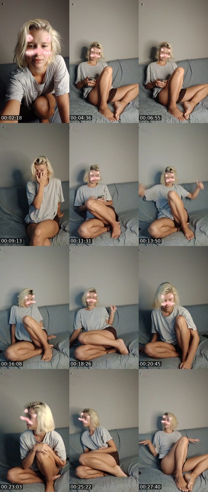 Contact-sheet preview of LunaVibe699's Liveme recording