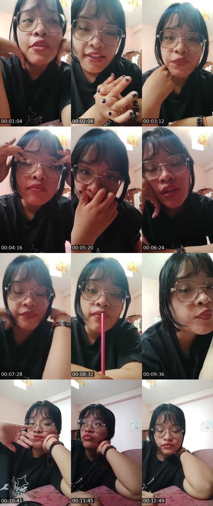 Contact-sheet preview of Angiecel🌸's Liveme recording