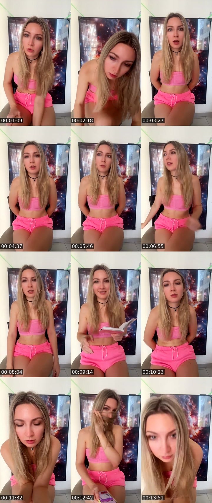Contact-sheet preview of ♥️EvA🇷🇺's Liveme recording