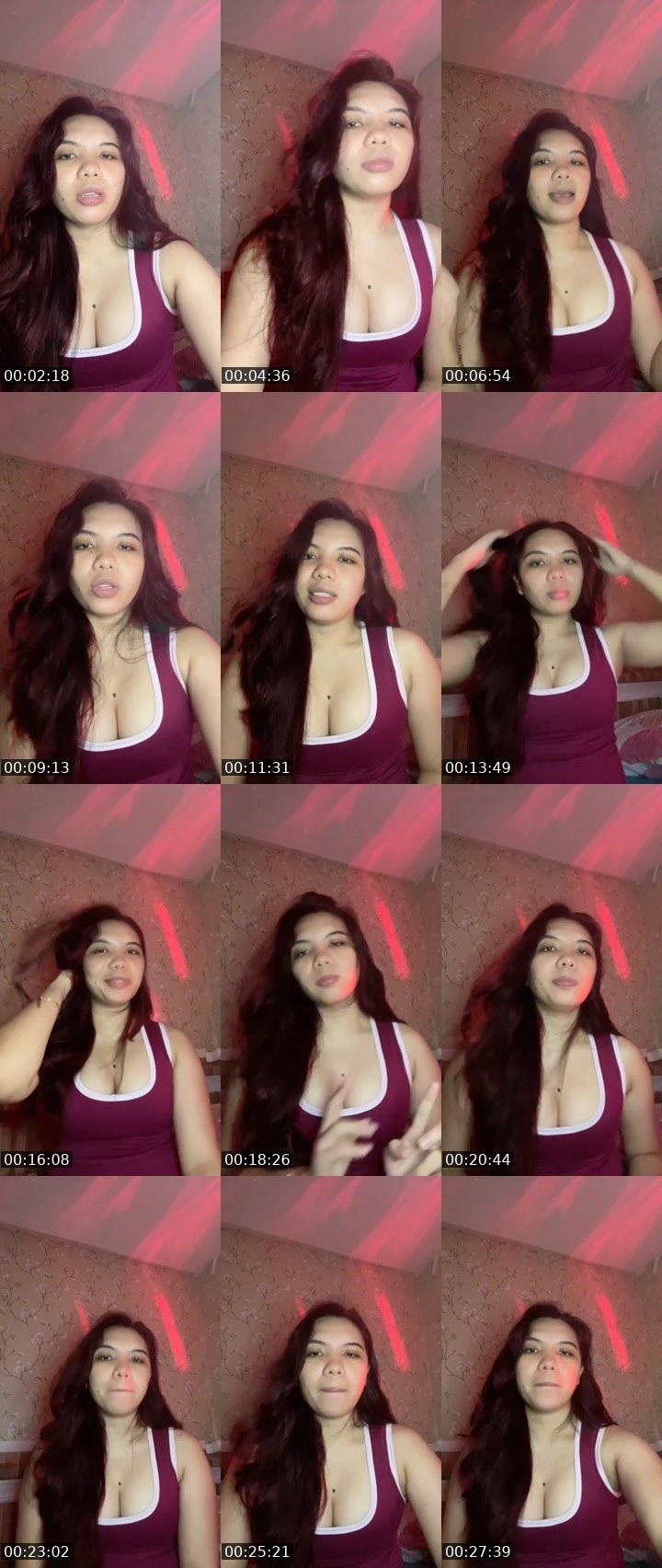 Contact-sheet preview of 👸🏻🪬Camze🧚🔵💋's Liveme recording