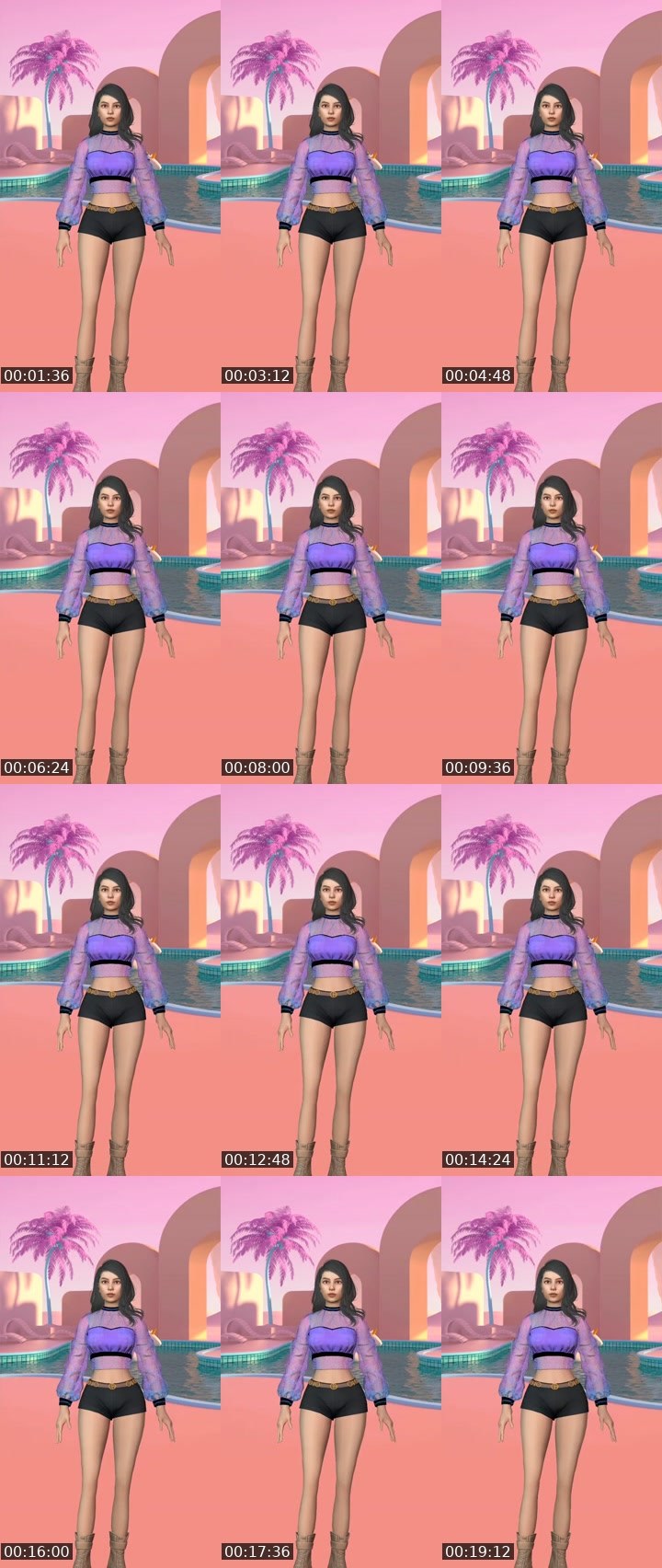 Contact-sheet preview of Mia🏴‍☠️'s Liveme recording