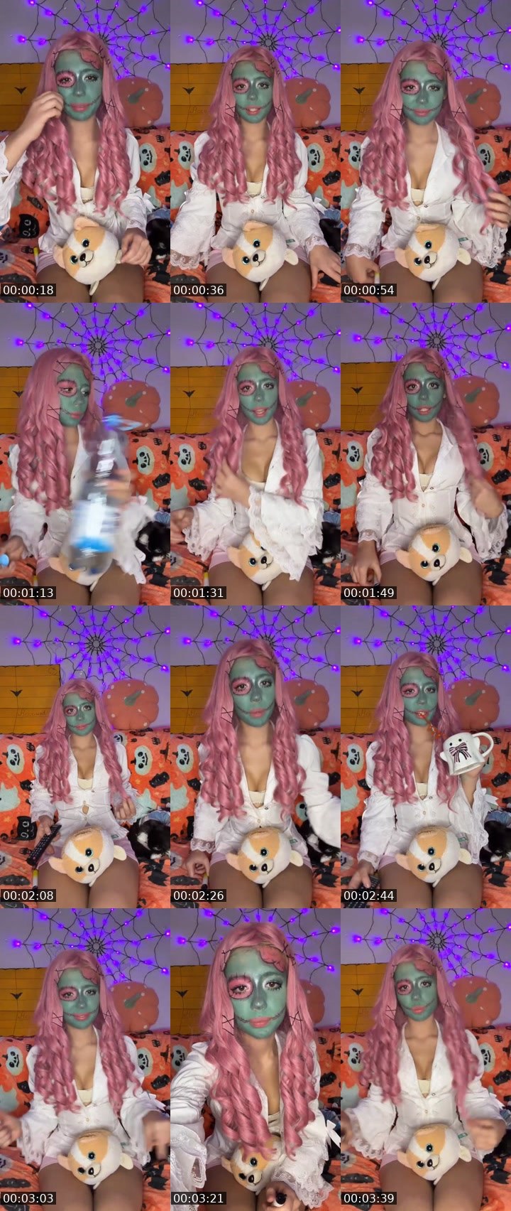Contact-sheet preview of Elvii's Liveme recording