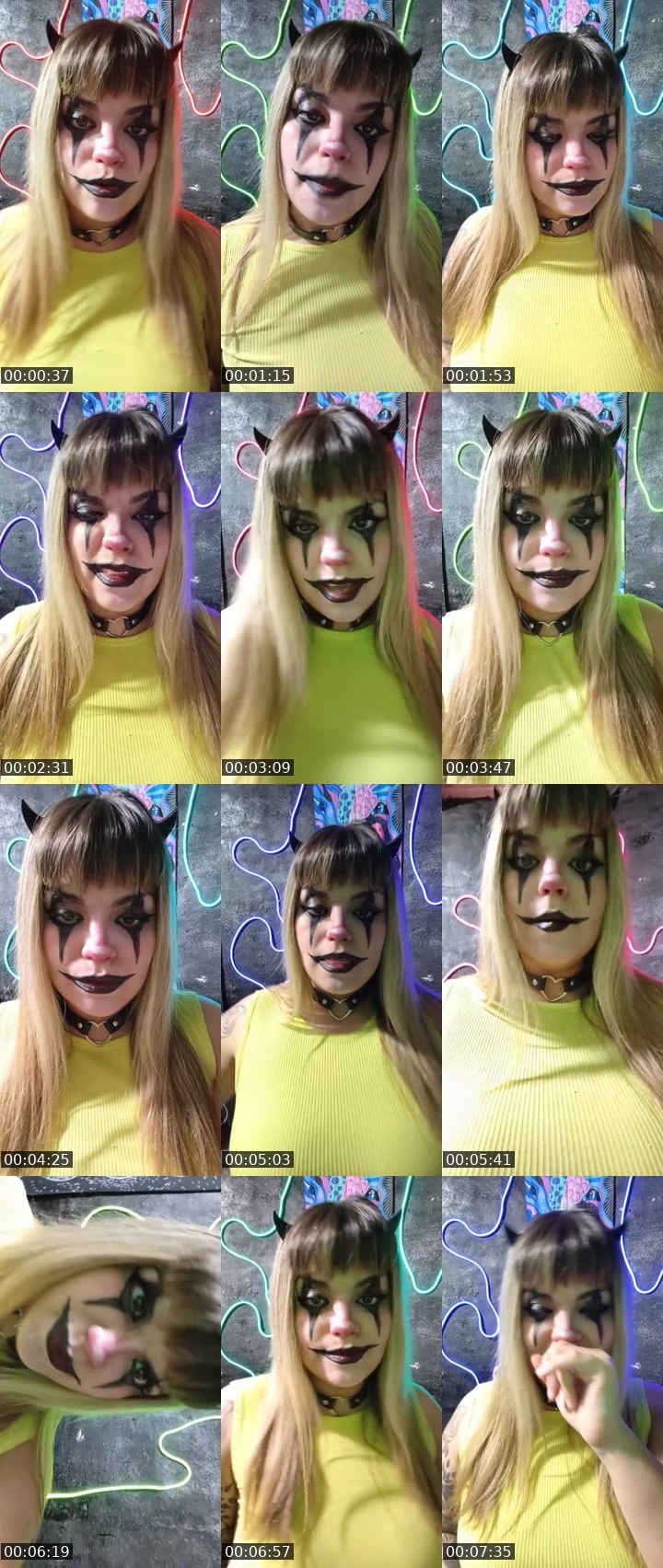 Contact-sheet preview of ꪑꪮꪮꪀ🫧⃝𖤐's Liveme recording