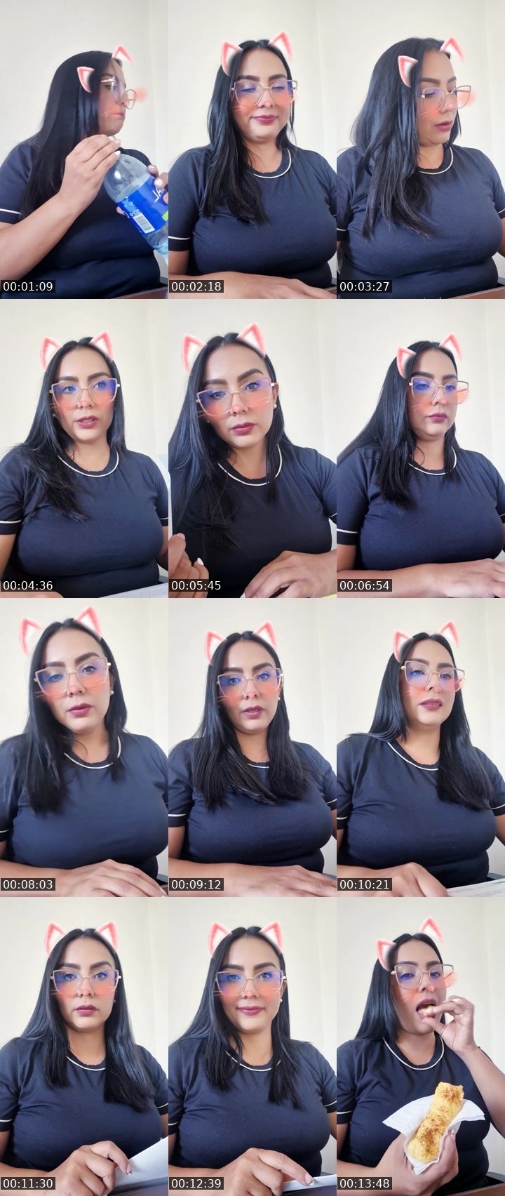 Contact-sheet preview of 🌐 JULIETA🦋💖's Liveme recording