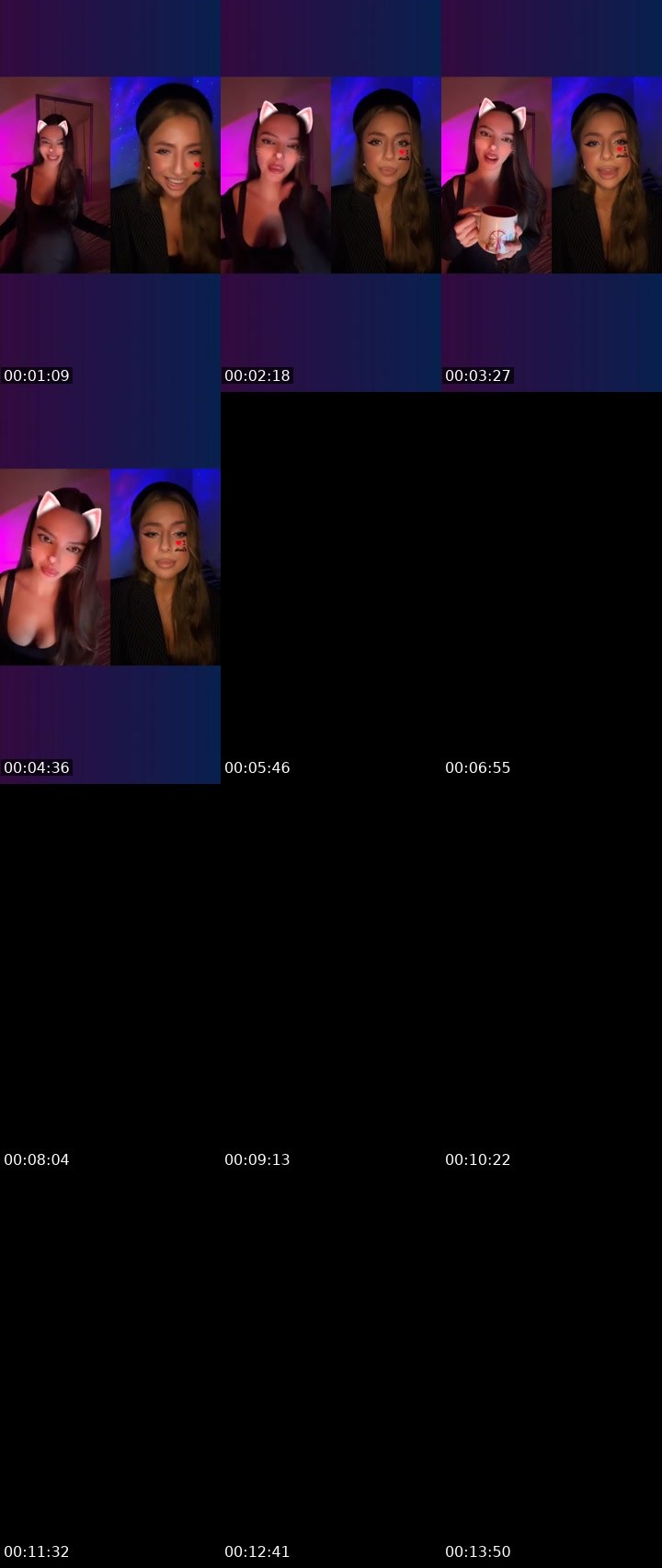 Contact-sheet preview of Jasmine💘's Liveme recording
