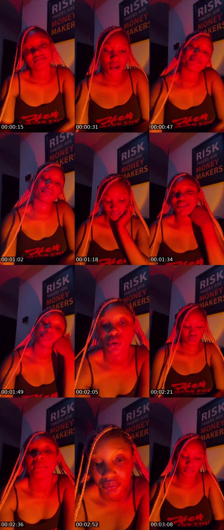 Contact-sheet preview of Beauty ❤️🔥's Liveme recording