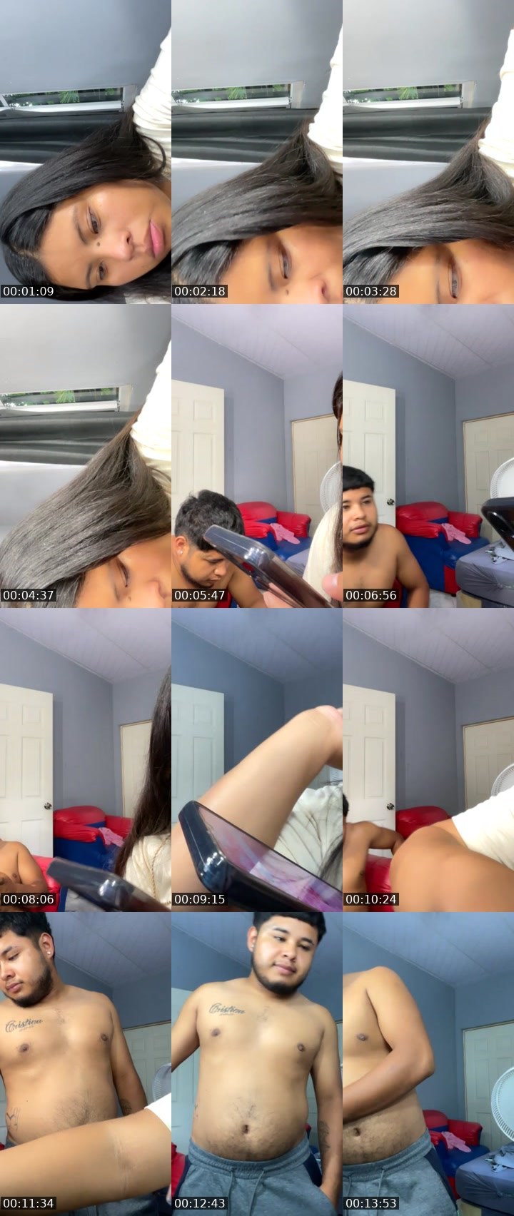 Contact-sheet preview of Maria Linares's Liveme recording