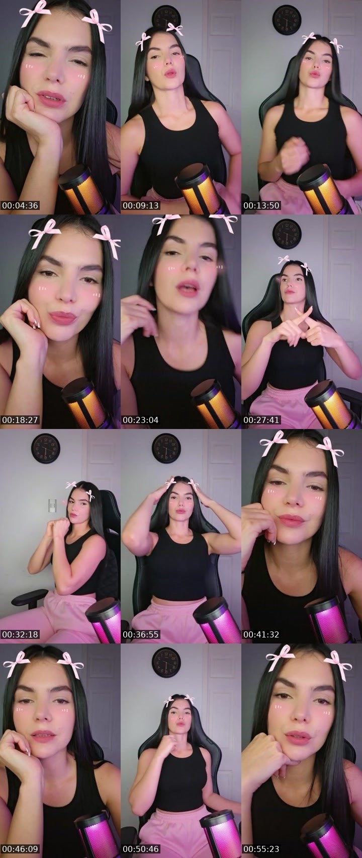 Contact-sheet preview of Eve 🇻🇪☁️🩷's Liveme recording