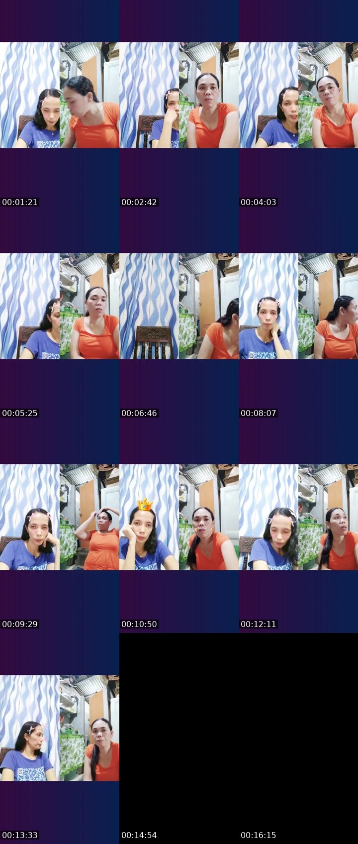 Contact-sheet preview of MESHERET🍓's Liveme recording