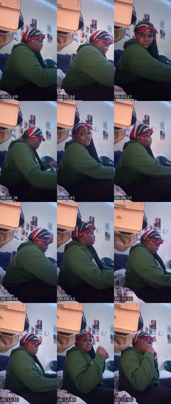 Contact-sheet preview of Niyahhhhh's Liveme recording