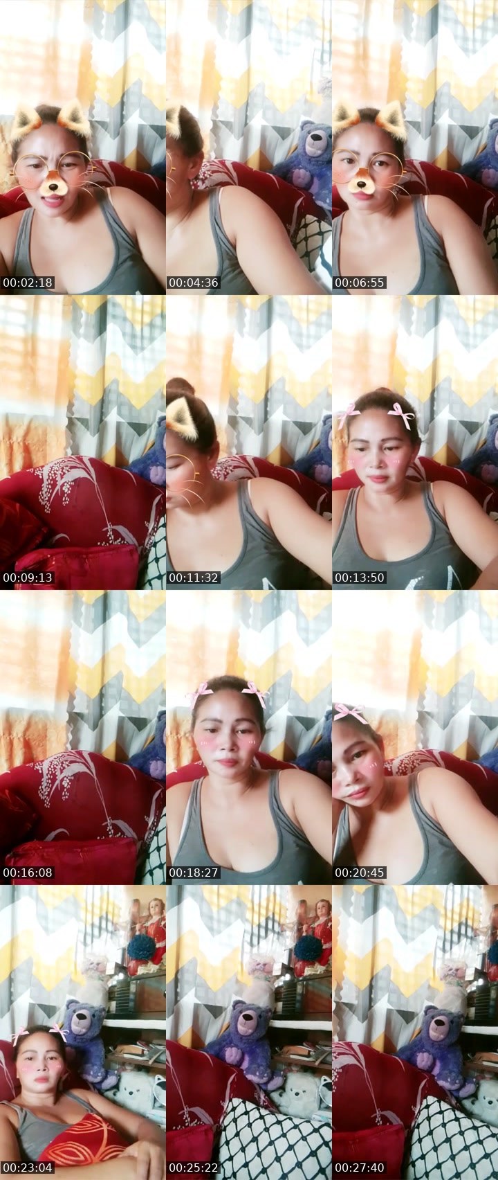Contact-sheet preview of ᵀᴿˢ&P⭕️Ella🔥's Liveme recording