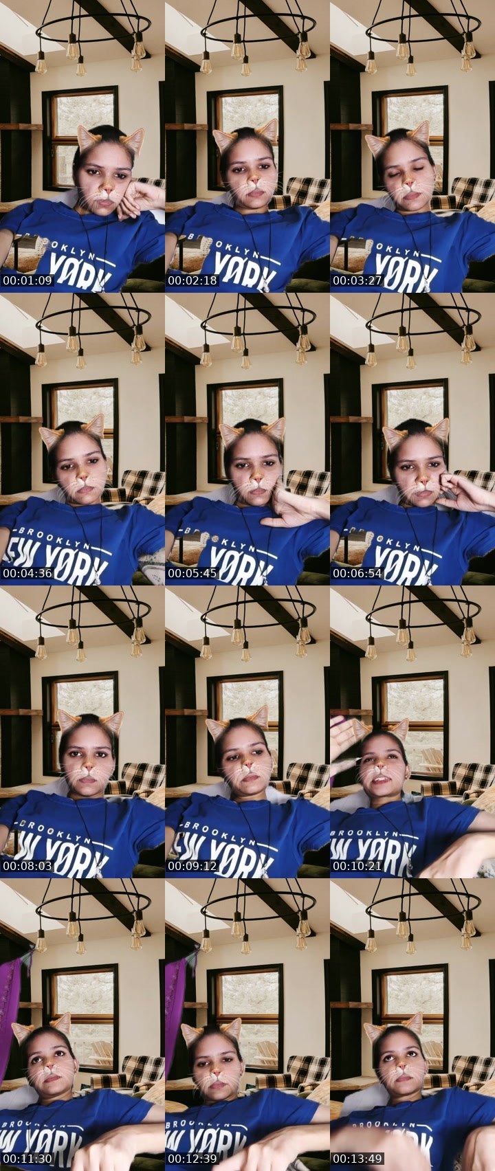 Contact-sheet preview of ⚜️Moon🌙🩵💯's Liveme recording