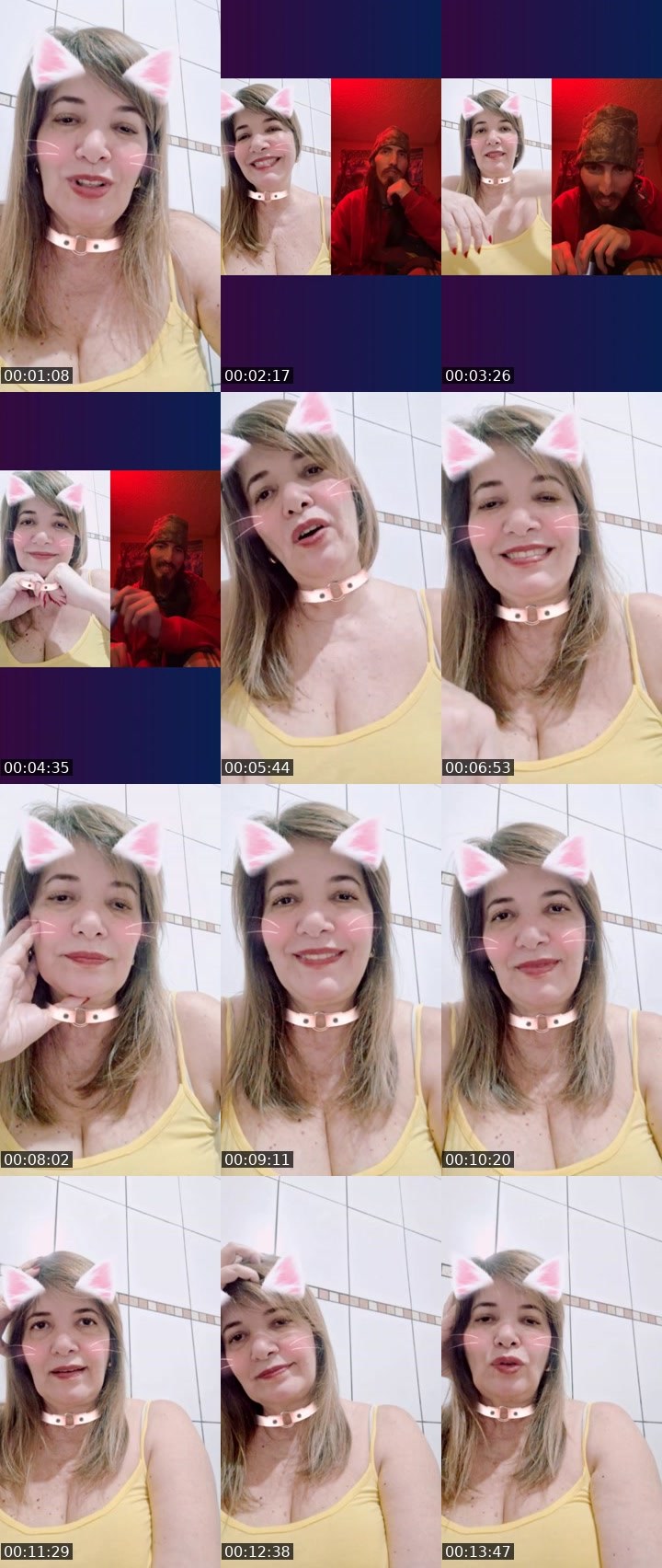 Contact-sheet preview of Bel Vida1k's Liveme recording