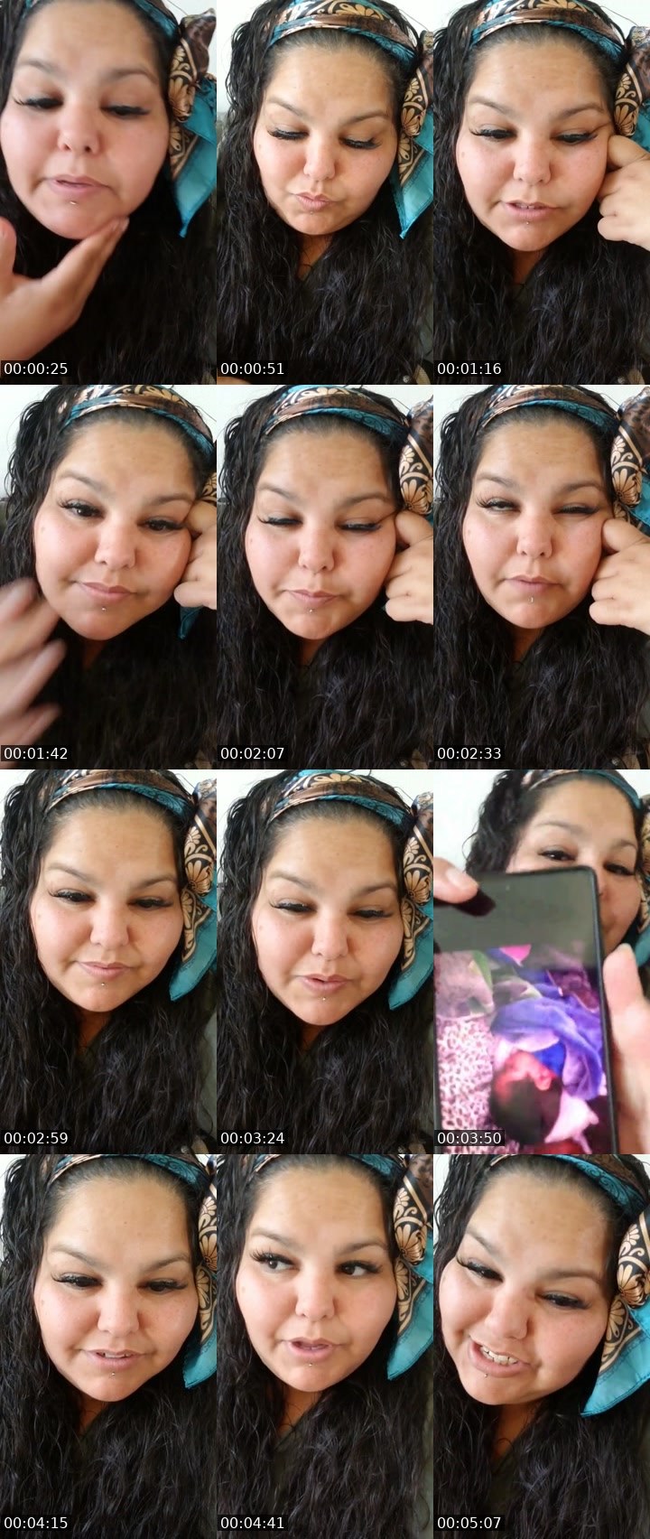 Contact-sheet preview of B🩵ThiccNjuicy👑's Liveme recording