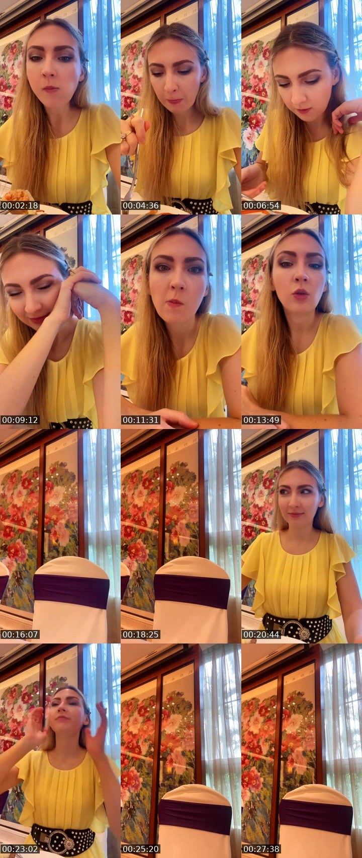 Contact-sheet preview of ♥️EvA🇷🇺's Liveme recording