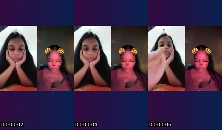 Contact-sheet preview of sara💝's Liveme recording