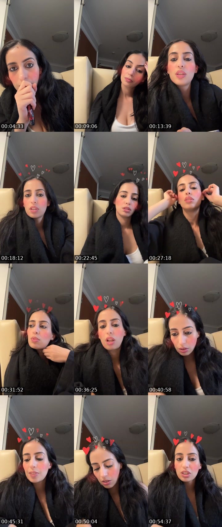Contact-sheet preview of 𝐌𝐘𝐒𝐓𝐄𝐑𝐘 🐝's Liveme recording