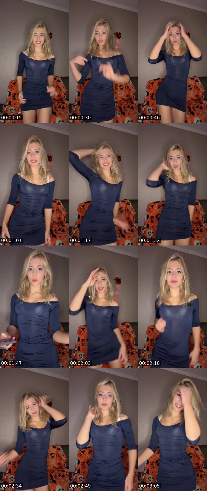 Contact-sheet preview of Elvii's Liveme recording