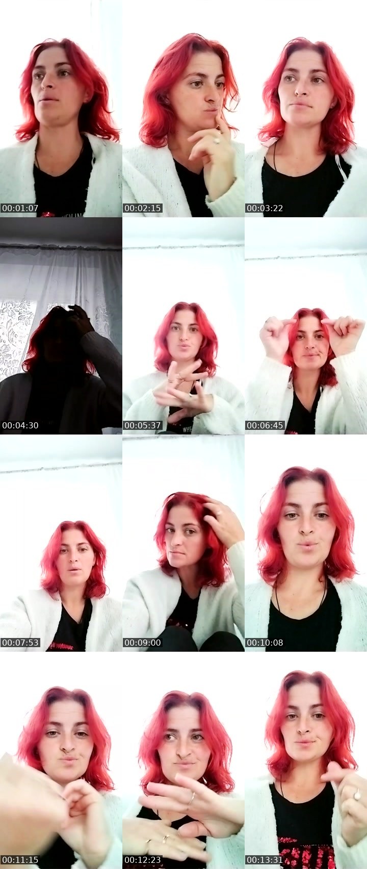 Contact-sheet preview of Melek❤️‍? Love's Liveme recording