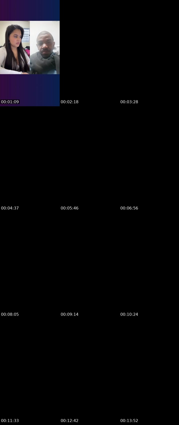Contact-sheet preview of Rae⚡️'s Liveme recording