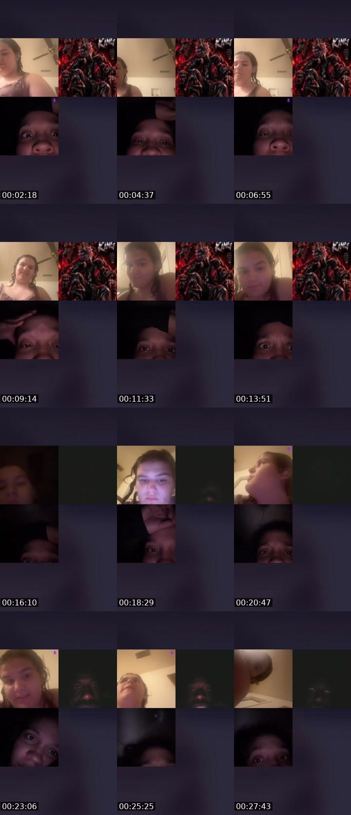 Contact-sheet preview of ShadowReaper Luna 🩷's Liveme recording