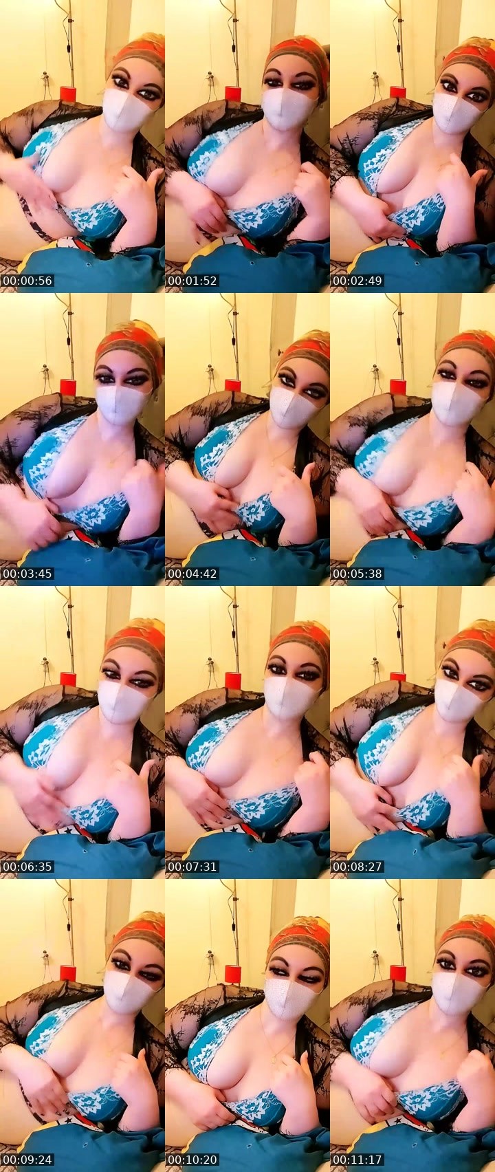 Contact-sheet preview of CALI🔥🔥's Liveme recording