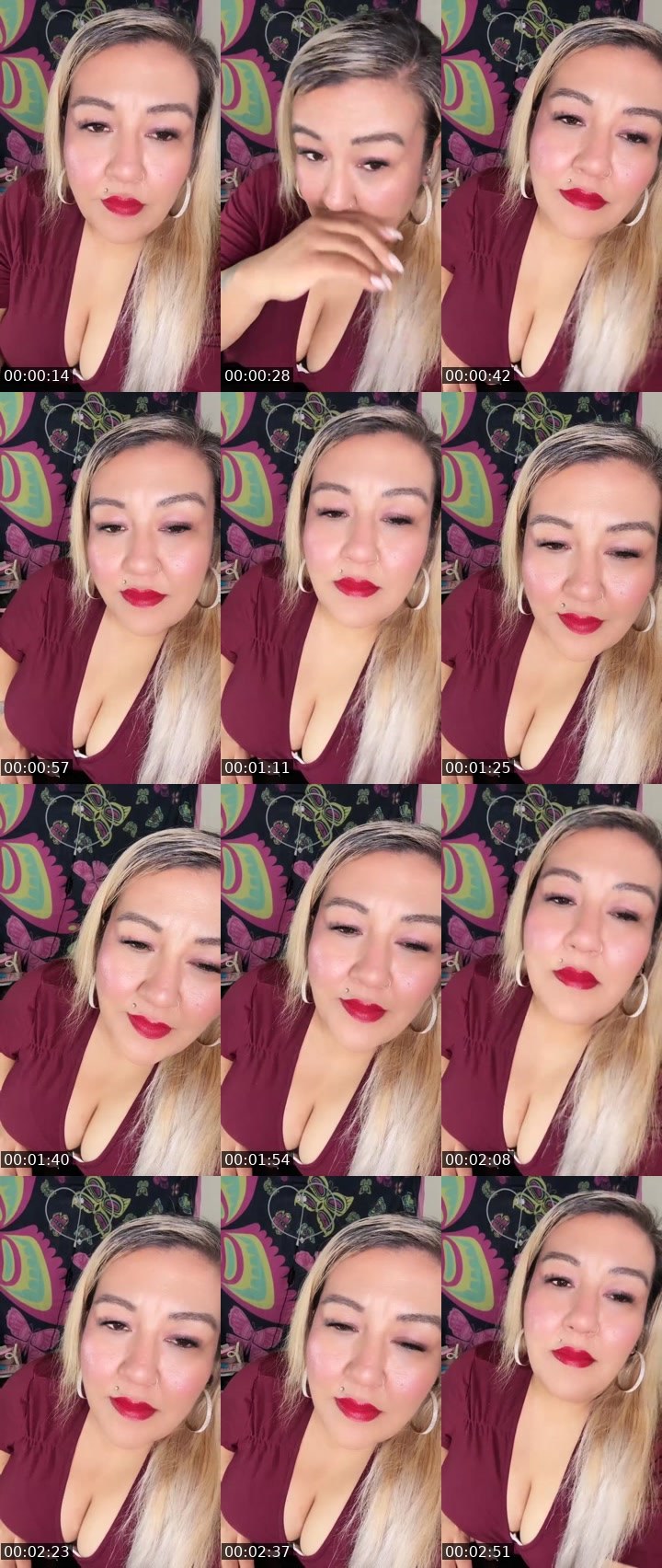 Contact-sheet preview of Alaskan Queen Baddie's Liveme recording