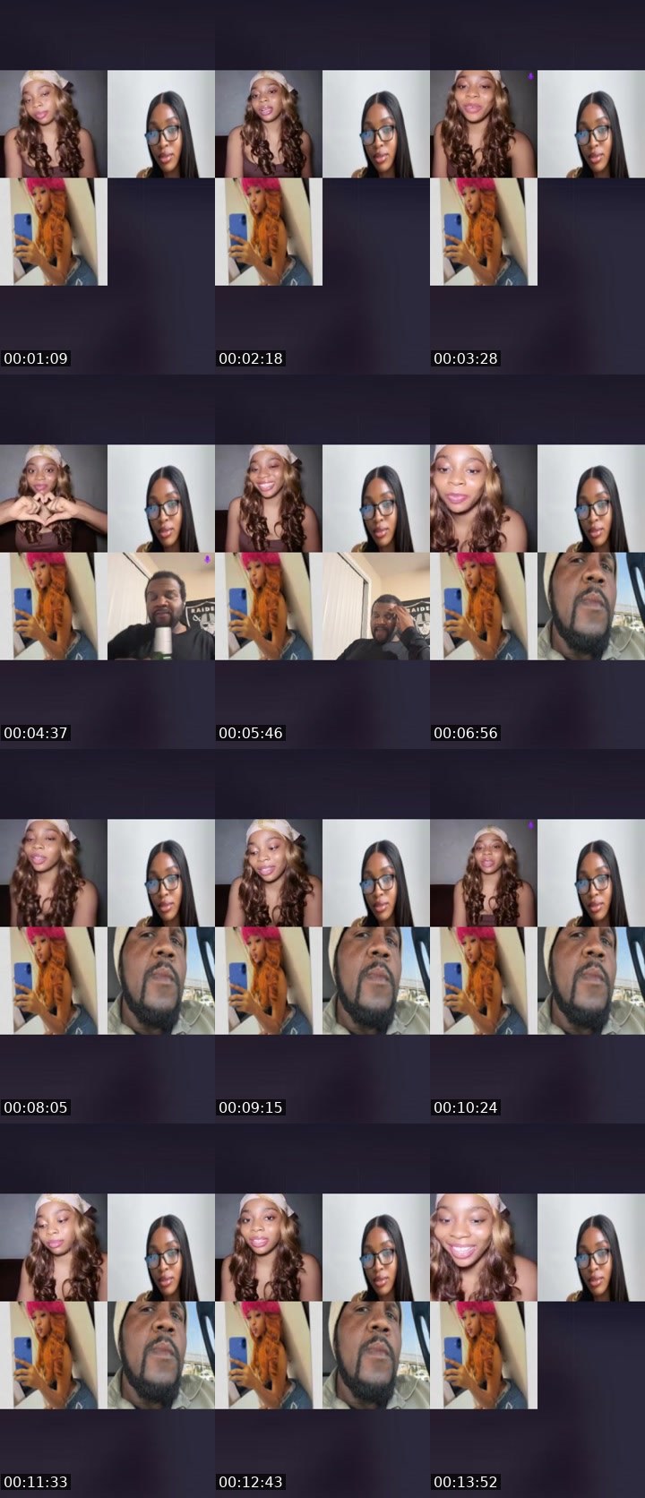 Contact-sheet preview of 💔Dee🦁 𝔄𝔫𝔤𝔢𝔩👼's Liveme recording