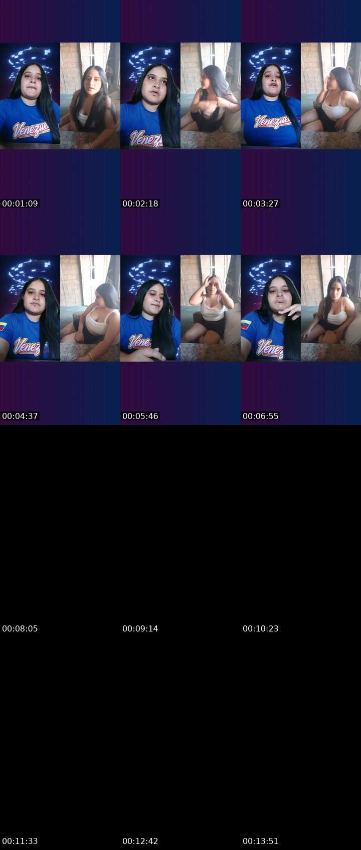 Contact-sheet preview of Alba 🦄's Liveme recording
